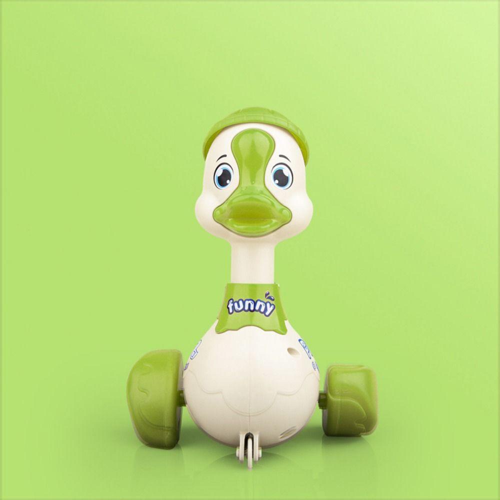 Mobil Mainan Bebek Angsa Nanas Mini Sliding Tipper Press Type Animal Puzzle Toy