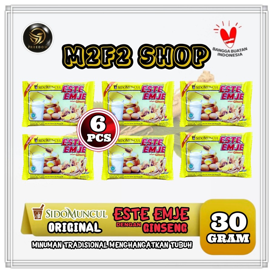 

Sido Muncul STMJ | Este Emje Original Ginseng - 30 gr (Kemasan 6 Pcs)