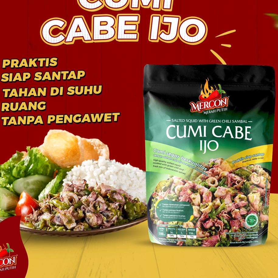 

(PROMO IHQ51) Mercon Merah Putih - Satuan || Cumi Cabe Ijo ✿