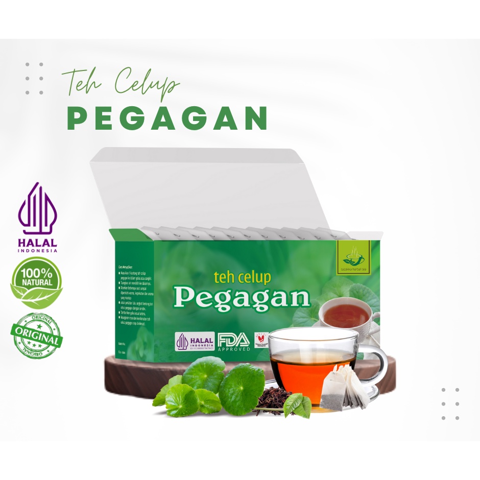 

Tazakka Teh Celup Daun Pegagan Kering Bubuk Original Isi 20 Kantung Minuman Kesehatan Herbal Melancarkan aliran darah mengobati Alzheimer Halal BPOM