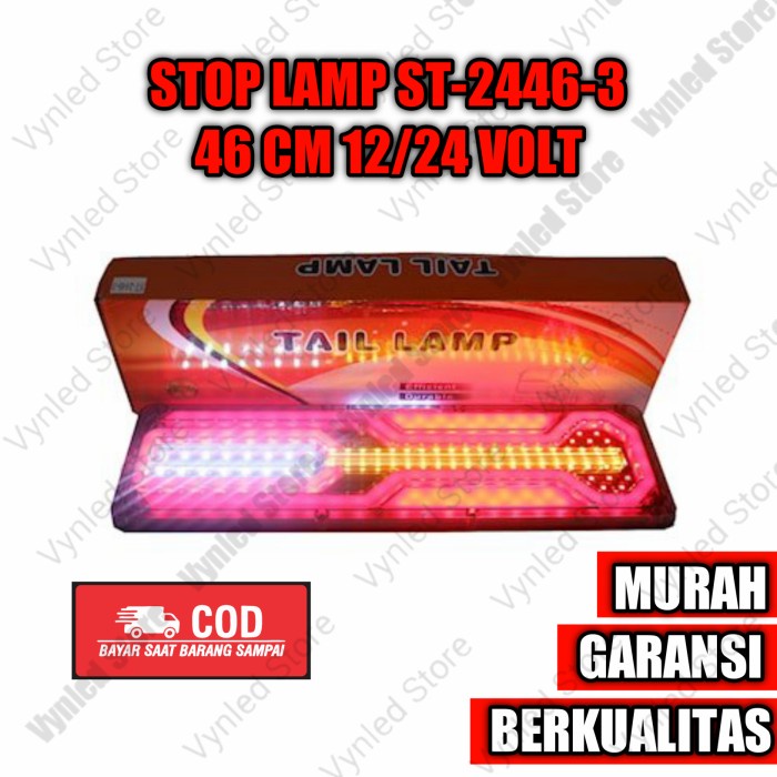 Led running StopLamp truk 12/24 Volt 46 Cm