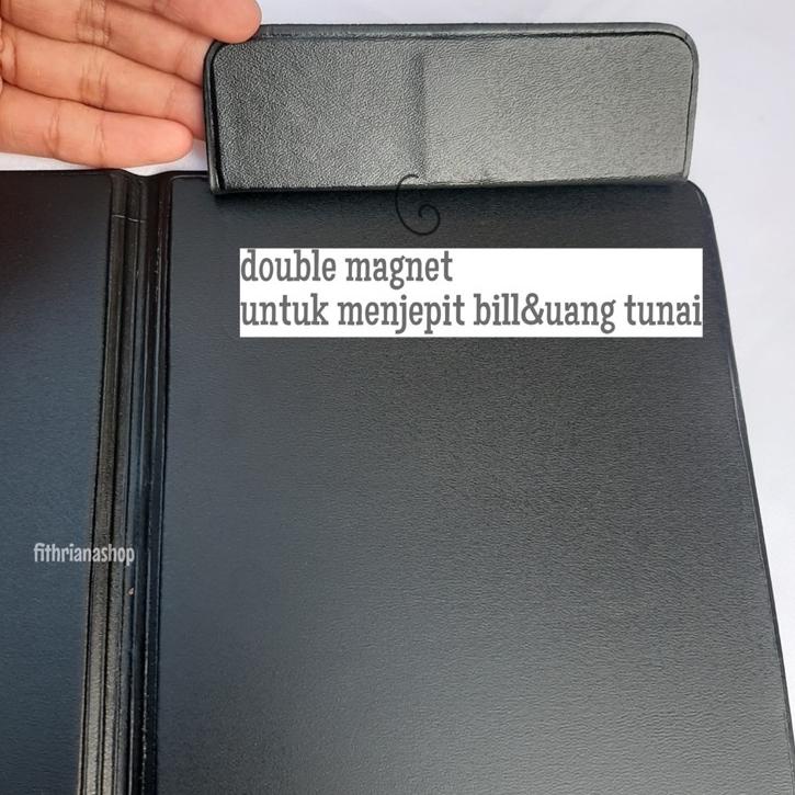 

Grosir Bill Holder DOUBLE MAGNET LEBIH KUAT Cover Bill Resto Cafe el`