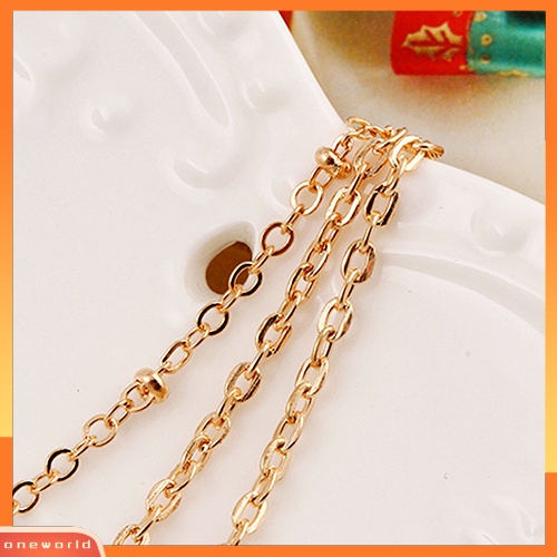 [WONE] Rantai Multilayer Wanita Berlian Imitasi Liontin Choker Kalung Perhiasan Charm