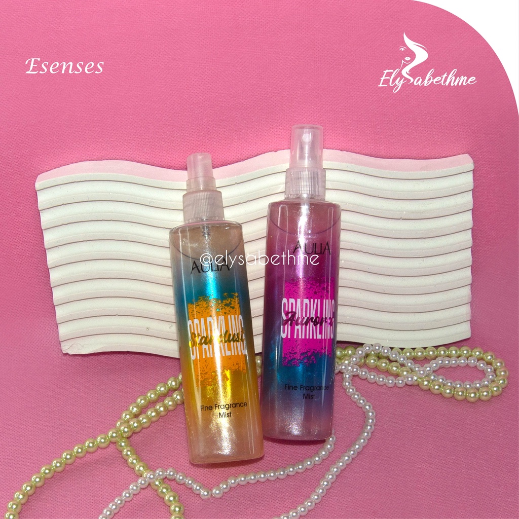 ✿ELYSABETHME✿ [ESENSES] Aulia body mist wangi parfum sparkling glitter bling