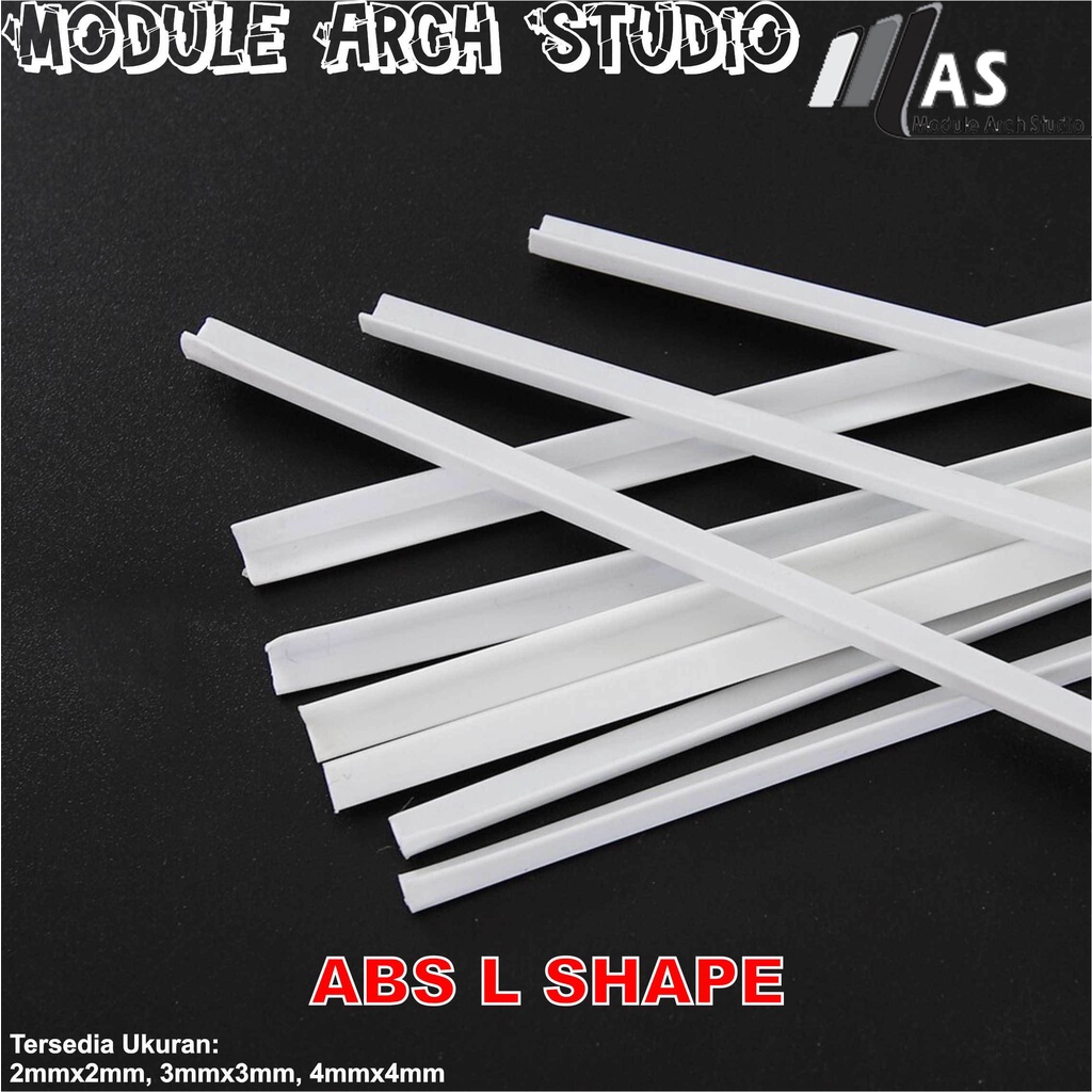 ABS L Shape - Pipa Plastik Bentuk L - Maket Siku