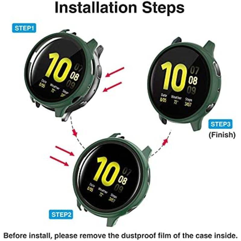 Case Pelindung Layar Untuk Samsung Watch Active 2 40mm 44mm 40mm 44mm