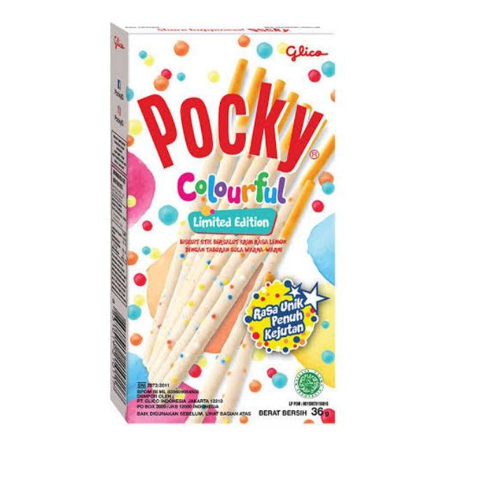 

Promo Hari Ini" Pocky / Glico Pocky / DoubleChoco ChocoBanana Strawberry CookiesCream Chocolate Matcha Colourful Watermelon Coconut Yuzu Yu Zu