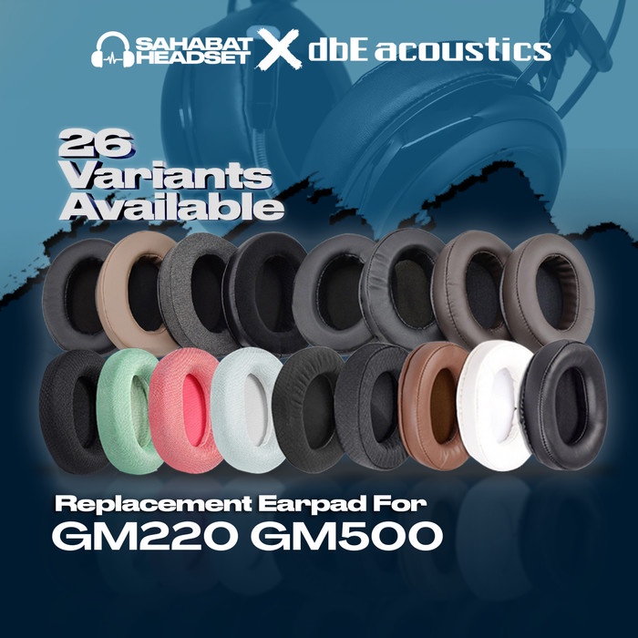 Earpad Ear Cushion Earcup GM220 GM500 GM 220 GM 500 Busa Pad Bantalan