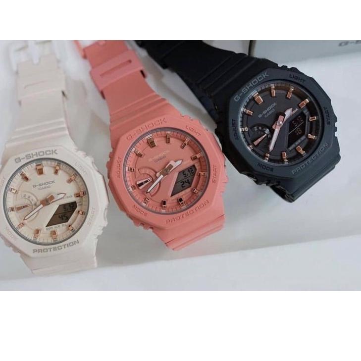 Promo JAM TANGAN G SHOCK GA2100 Ga-2100 BLACK Kuning DOUBLE TIME