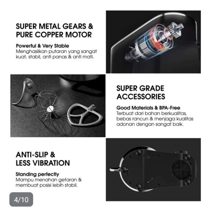 OXYNIC Standing Mixer - OPTIMUS Mixer 7 L - Stand Mixer Oxynic