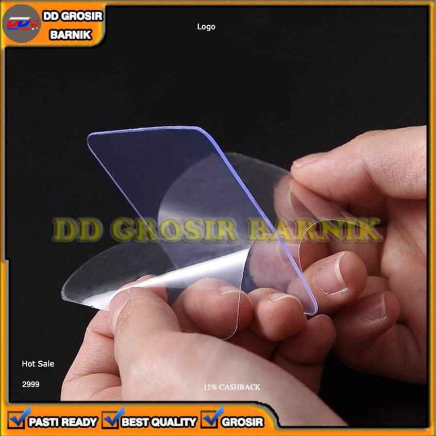 [DGB] 70PCS LEM 2 DUA SISI DOUBLE TAPE SIDE TRANSPARAN 5CM X 1.5CM PERSEGI PANJANG TEMPELAN SERBAGUNA