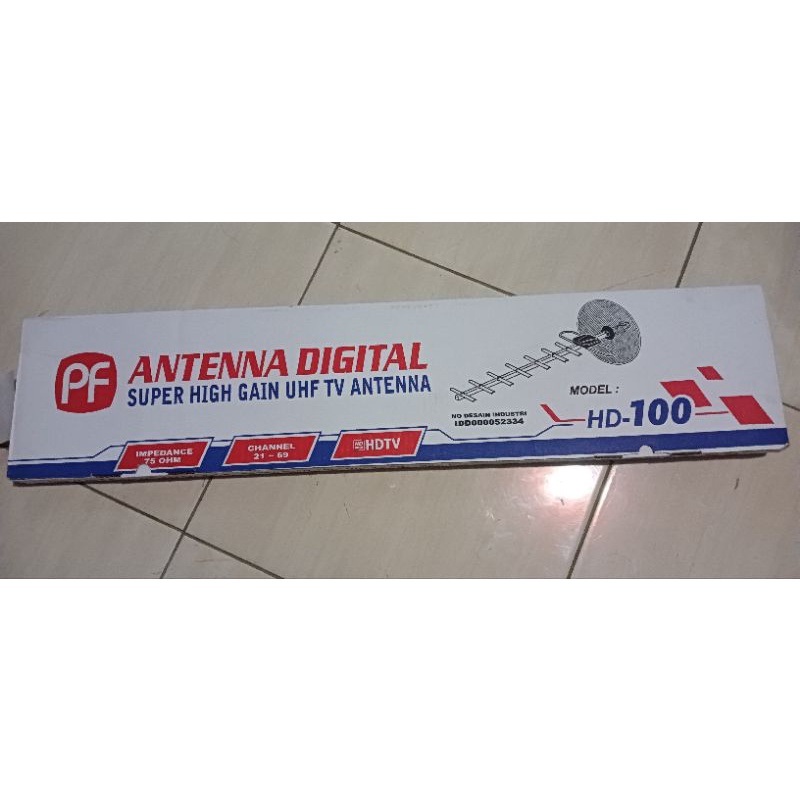 Antena Digital Tv Pf(HD-100)+ kabel 10m antena tv outdoor