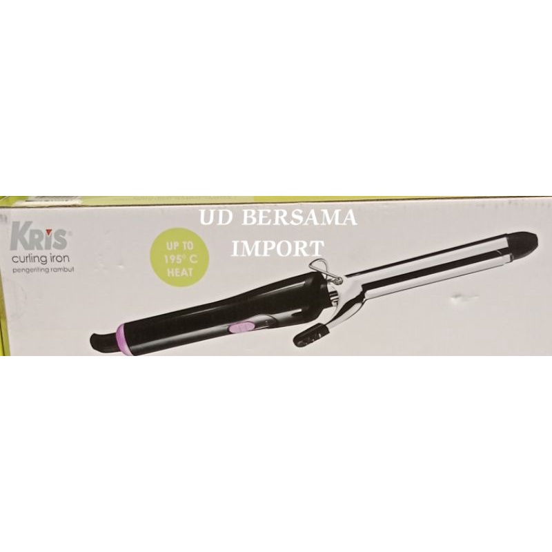 KRIS Pengeriting Rambut/Curling Ion/Rambut Ikal/Curling Iron 19mm-Blk