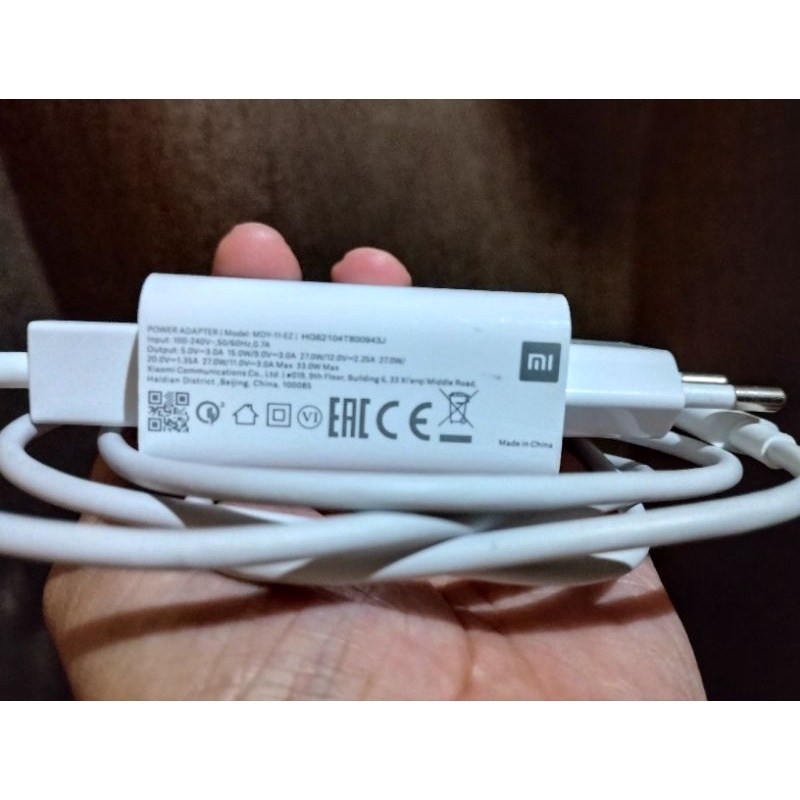 Charger Xiaomi 33watt Original Hp 100%
