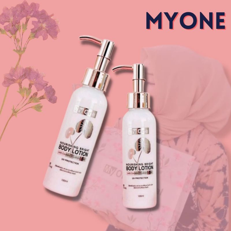 MYONE Body Lotion Brightening Handbody MYONE Putih Seketika