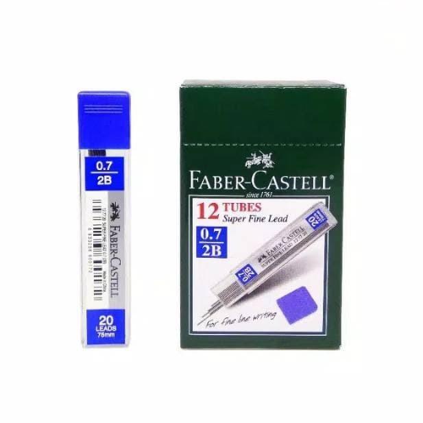 

✓ Isi / Refill Lead Pensil Mekanik 2B Faber Castell 0,7 ㅬ
