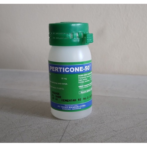 PERTICONE 50 25ml - Pengganti permethyl 50 - obat kembung hewan ternak Sapi kambing Domba