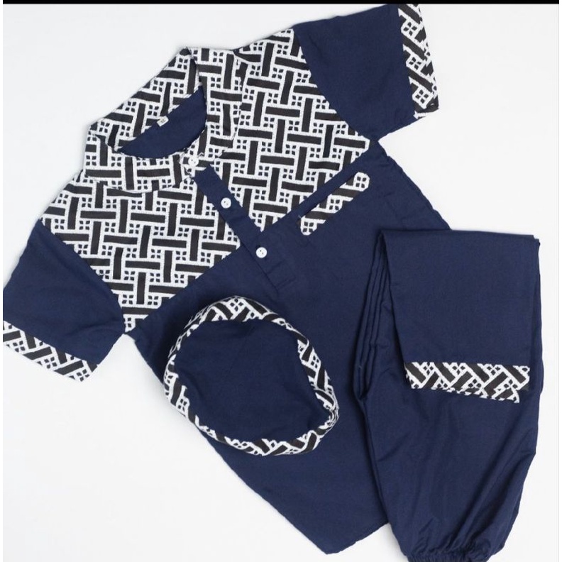 Promo cod setelan pakaian muslim anak laki laki koko batik anak laki laki terbaru pakaian muslim anak baju koko anak kurta anak laki laki usia 1-10 tahun