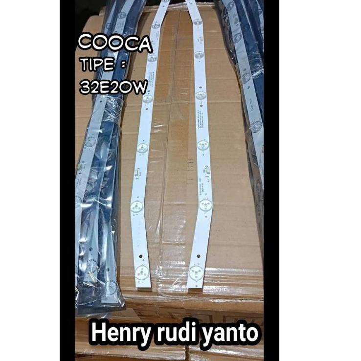 Murah Banget BACKLIGHT LCD LED TV COOCA 32E20W 6 VOLT 7 KANCING 7 LED COOCAA