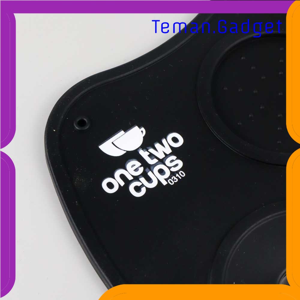 TG - DPR One Two Cups Silicone Holder Mat Tamper Kopi Espresso Barista - 0310-1