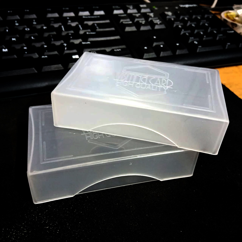 KOTAK KARTU NAMA PLASTIK TRANSPRAN | BOX KARTU NAMA TRANSPARAN
