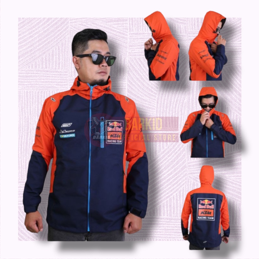 PARACHUTE JACKET JAKET WATERPROOF WATERPROOF - JAKET TRAIL - JAKET PRIA - JAKET WATERPROOF KTM RACIN