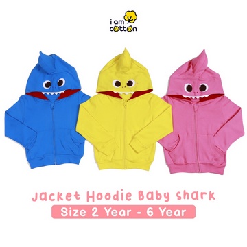 Jacket Anak / I am Cotton Jacket Hoodie Baby Shark