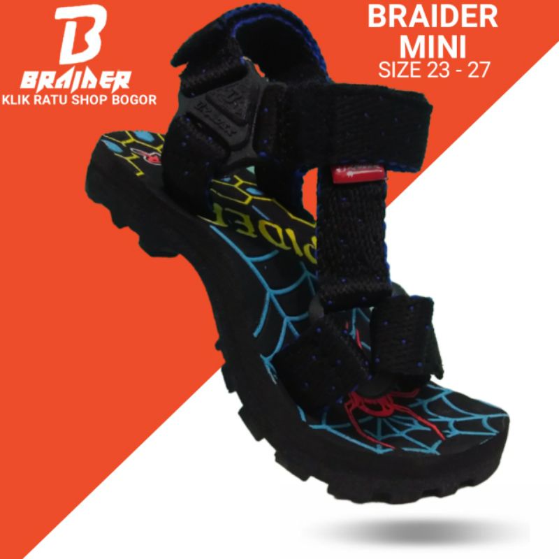SANDAL SLIP ON SLOP GUNUNG ANAK LAKI-LAKI USIA 2 SAMPAI 5 TAHUN BRAIDER MINI TERBARU/ SENDAL GUNUNG KOKOP ANAK LAKI-LAKI BRAIDER MURAH