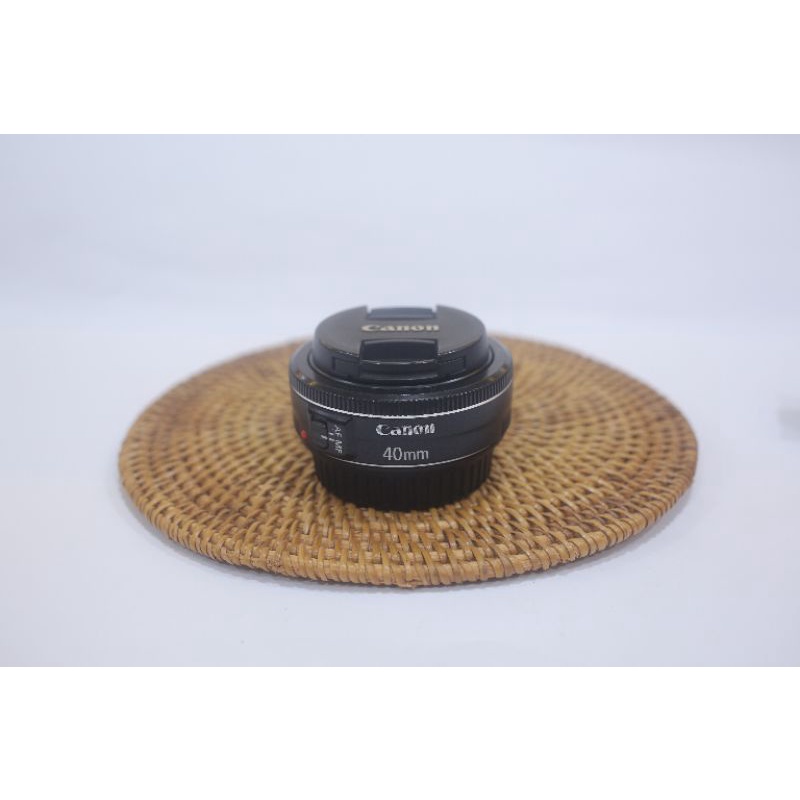LENSA CANON 40MM F2,8 MULUS NO MINUS MINUS