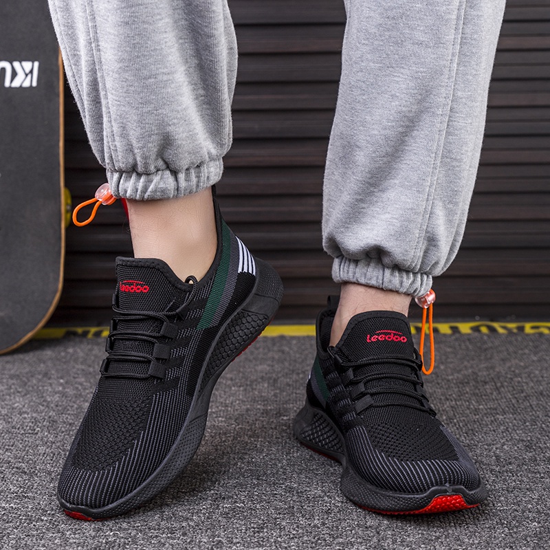 Highland Sepatu Pria Sneakers Casual Running Shoes Fashion Tali MR144