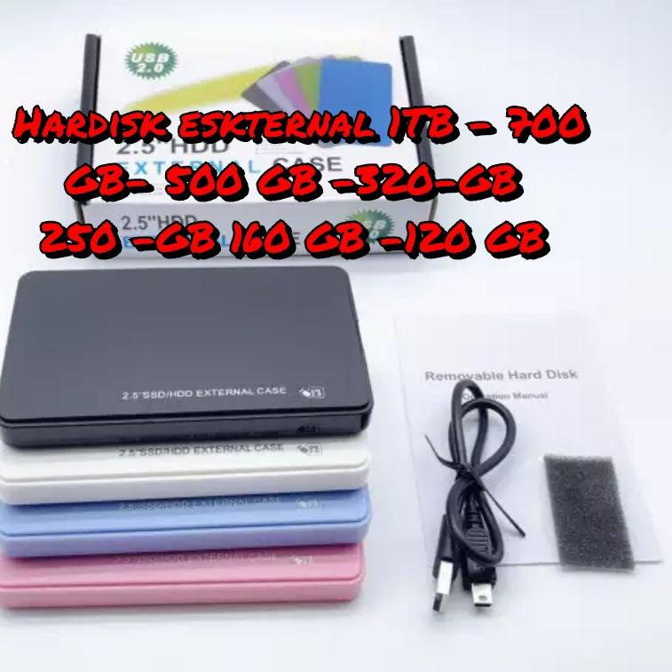 Termurah Hardisk Eksternal 500 GB 160 GB  250 GB  320 G11B 80 GB 1TB