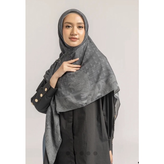 Monogram syar’i XL kamiidea warna baru Perlengkapan umroh Rijek Hijab segi empat syari Monogram scar