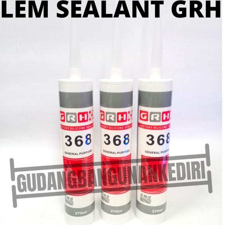 

✩ Lem Kaca Lem Sealant botol silikon norton Grh 368 v tech ㅊ