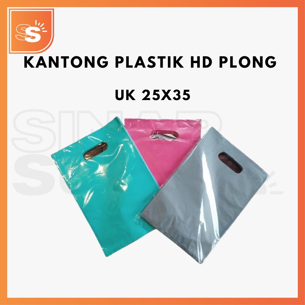 Kantong Plastik HD Plong Ukuran 25x35 / Kantong Plastik Online Shop