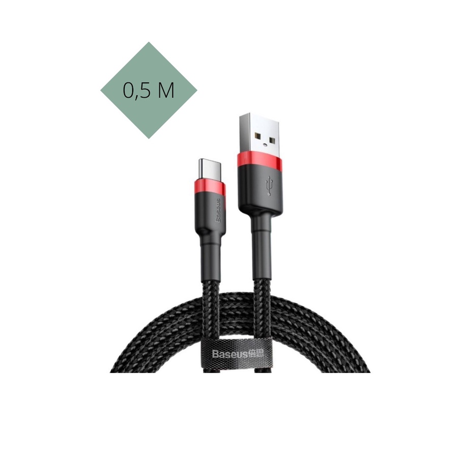 Baseus Cafule Data Cable USB-A to USB-C 3A 0.5m