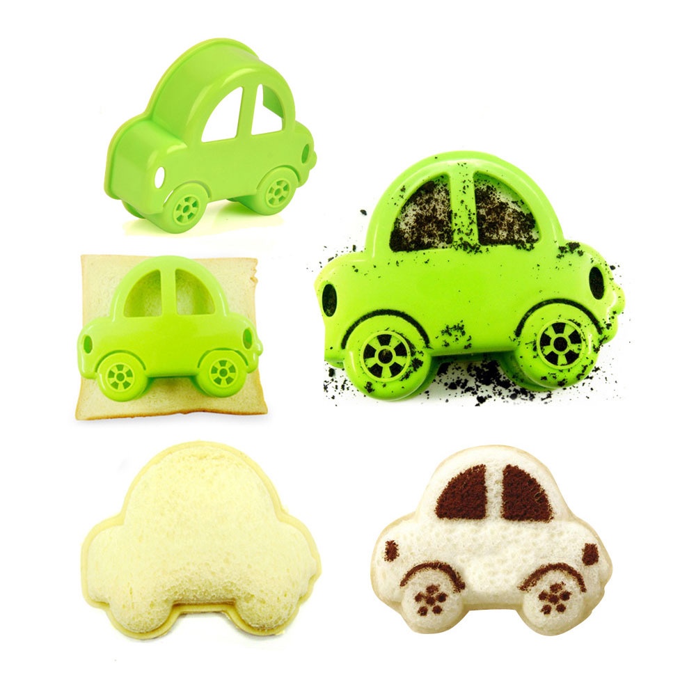 AVVET Cetakan Pemotong Roti Sandwich Karakter Untuk Alat Dapur Sandwich DIY Bentuk Kelinci Kucing Beruang