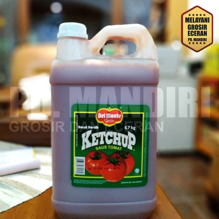 

Widyatmogrosir - Delmonte Ketchup 5,7 Kg / Saus Tomat