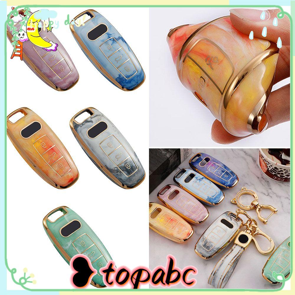 Top Remote Key Case Soft TPU Pelindung Kulit Key Fob Cover