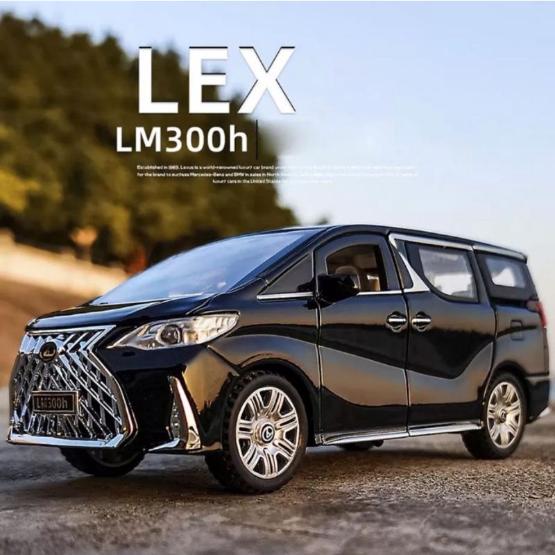 Diecast Mobil Lexus LM300h MPV Diecast Miniatur Mobilan Pajangan