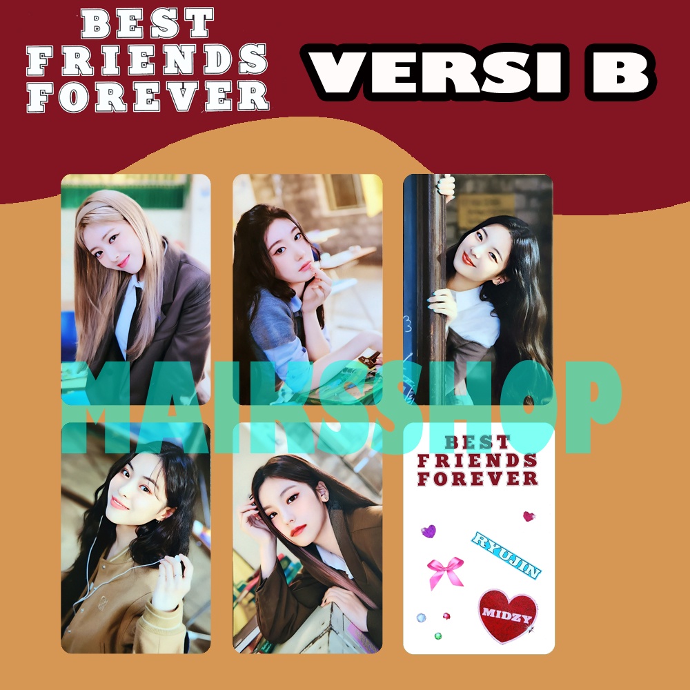 Itzy 2023 Best Friend Forever Photocard Kpop