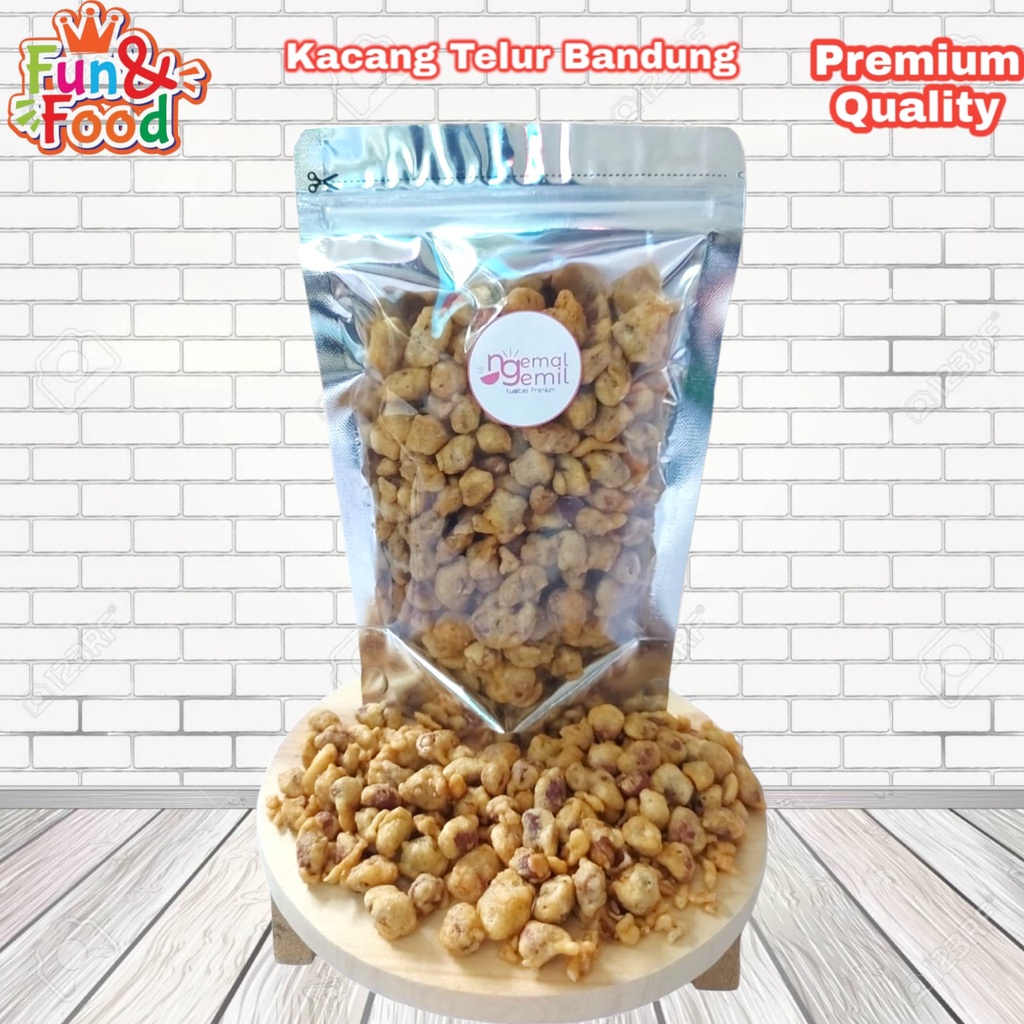 

Snack Kacang Telur Bandung Kacang Telur Keriting Homemade Kualitas Premium