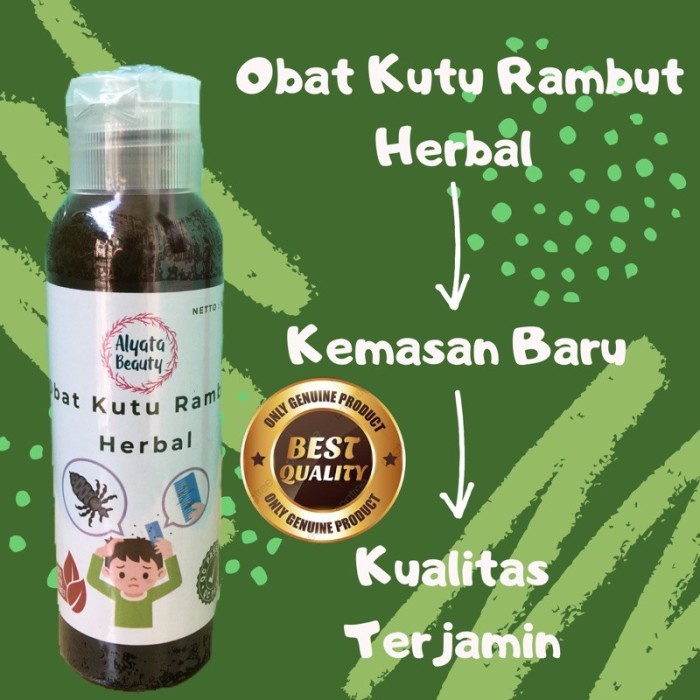 Saku (0_0) Obat Kutu Rambut Herbal Obat Kutu Rambut Anak Dewasa Obat Kutu