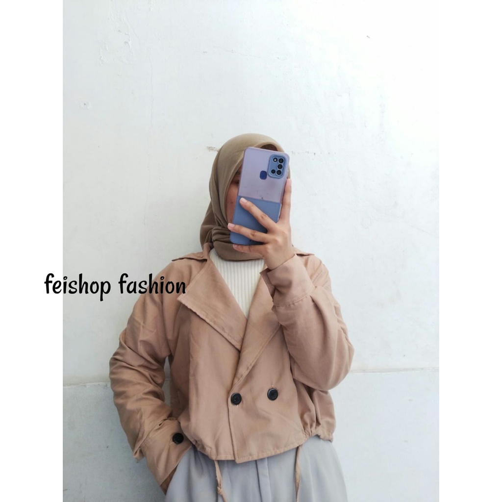 SALE ! ADARA Blazer Crop - Outer Blazer Wanita / Blazer Wanita Casual