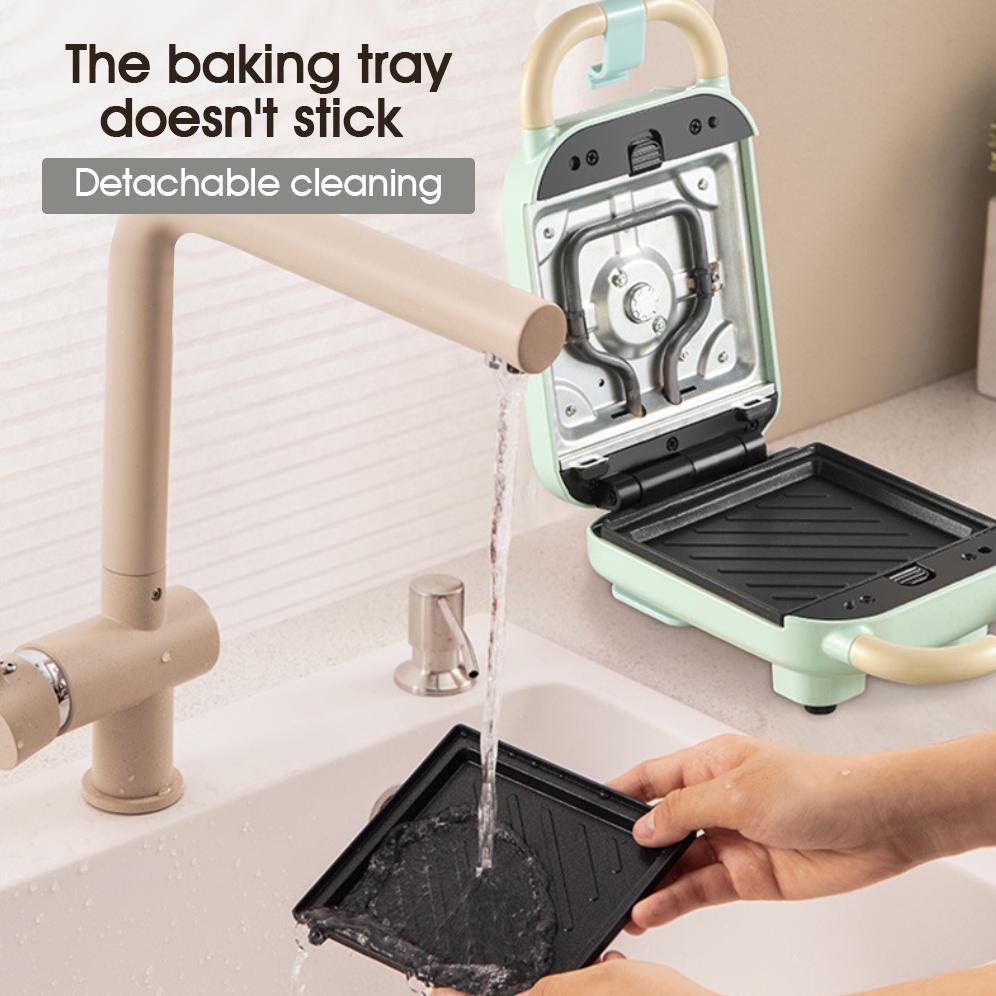 SALE✅KOCHEN Waffle Maker Elektrik Sandwich 5in1 Toaster Panggang Multifungsi Roti Bakar Mini YIDPU B