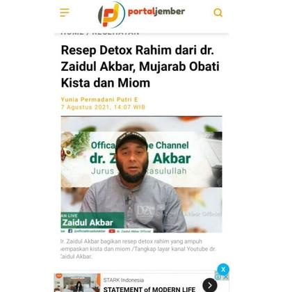

[A-E9E] ☎] Dr. ZAIDUL AKBAR DETOX RAHIM [PROMIL KISTA MIOM PCOS ENDOMETRIOSIS] • RAMUAN MILENIAL JSR-siap dikirim