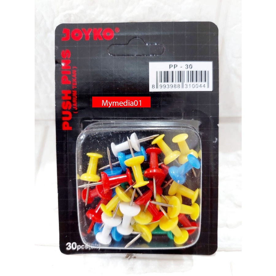 

JOYKO PUSH PIN / JARUM TEKAN WARNA PP-30 TERMURAH!!!