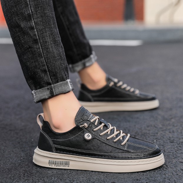 Sepatu Sneakers Import Pria Kulit Model Casual Terbaru Mamojo Store GENOS