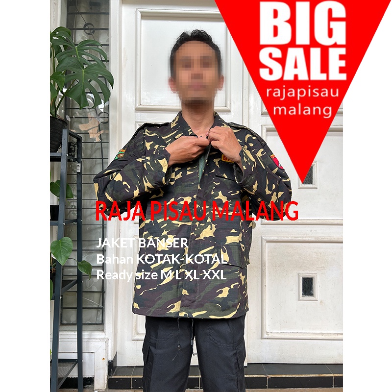 RPM Jaket Banser Model Jangkis Doreng Nasional Atribut Banser Jahitan Rapi Free Bet Full Kancing Resleting Busa Dalam Tebal Musrini Mart