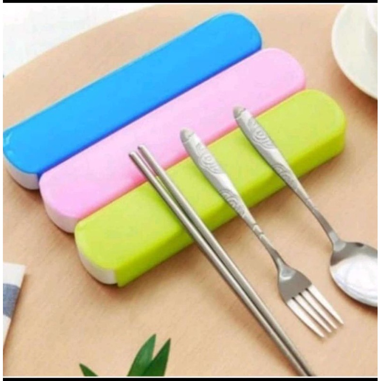 sendok makan set stainless sendok makan travel