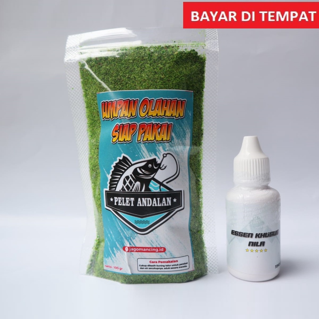 Essen Ikan Nila Umpan Lumut Jitu Siap Pakai, Essen Ikan Nila Paling Ampuh, Umpan Nila Susah Makan